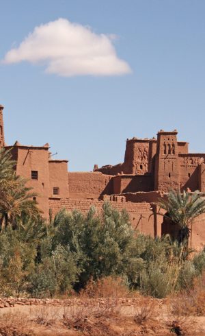 The impressive mud structures and buildings of Ait Benhaddou in Morocco
